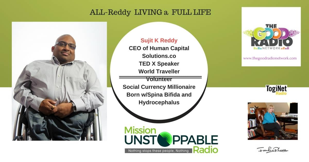 Reddy, Set Go Forward to Creating a Full Life!