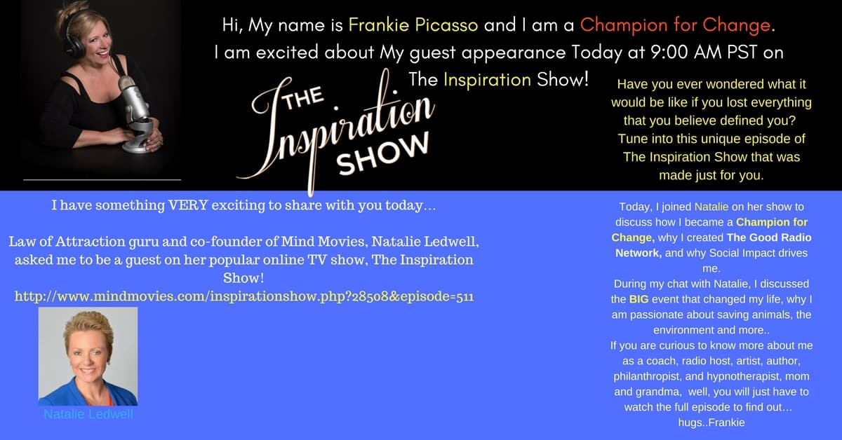 Look Who’s on THE INSPIRATION SHOW Today!!!
