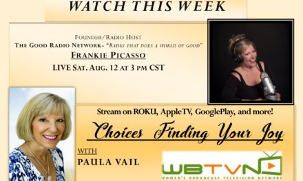 Frankie is a Guest on Finding your JOY TV with host Paula Vail