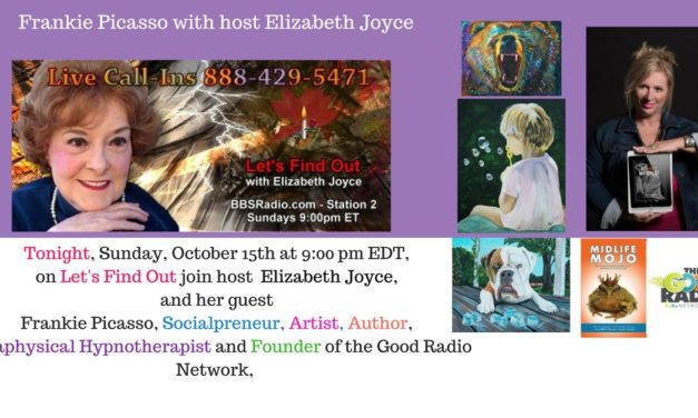 Lets Find Out host Elizabeth Joyce interview w/ Frankie Picasso