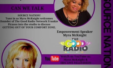 Getting Out of your Comfort Zone – Myra Mcknight interviews Frankie Picasso