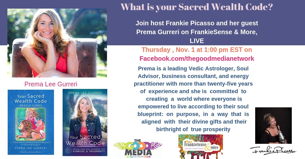 What is your Sacred Wealth Code? Find out with Prema Lee Gurreri