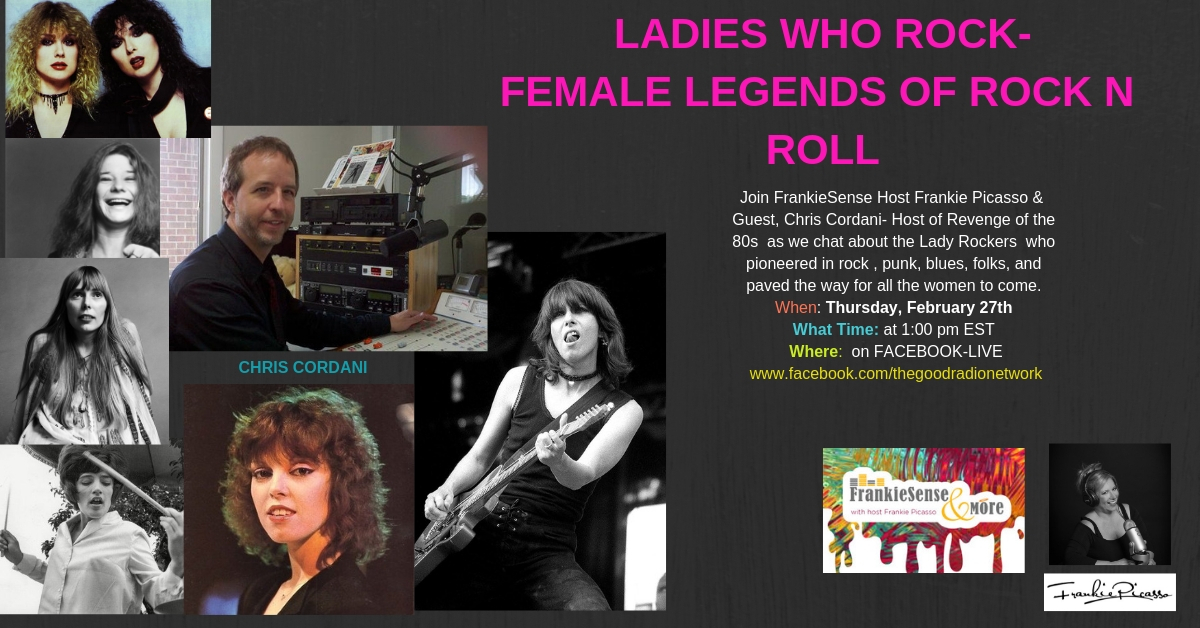 Women Rockers with Chris Cordani and Frankie Picasso