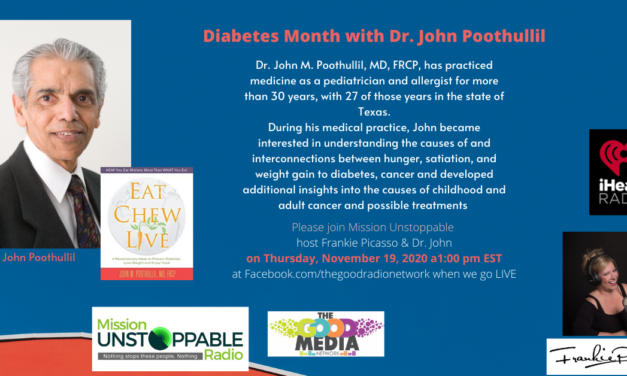 Dr John Poothullil on Diabetes, Cancer and Obesity