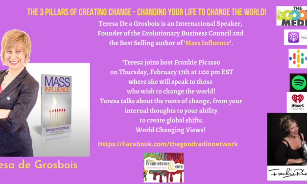 The 3 Pillars of Creating Change – changing your life to change the world.